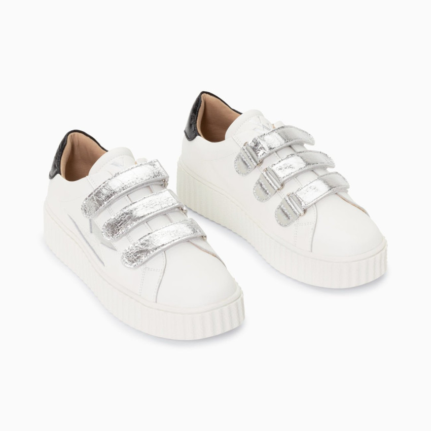 Baskets Femme Vanessa Wu MARILOU Blanc Cloane Vannes BK2387