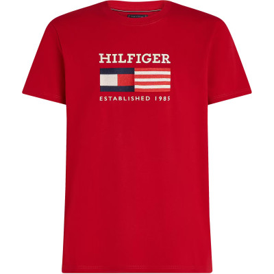 T-Shirt Homme Tommy Hilfiger AMERICANA Rouge Cloane Vannes