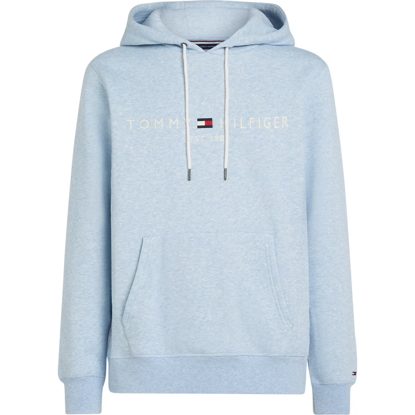 Sweat à Capuche Tommy Hilfiger Homme LOGO Bleu Ciel Cloane Vannes MW0MW11599 DS9