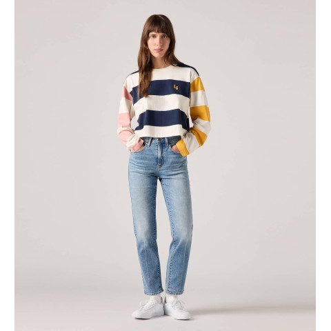 Jean Femme Levi's 724 Denim Light Cloane Vannes 18883 0386