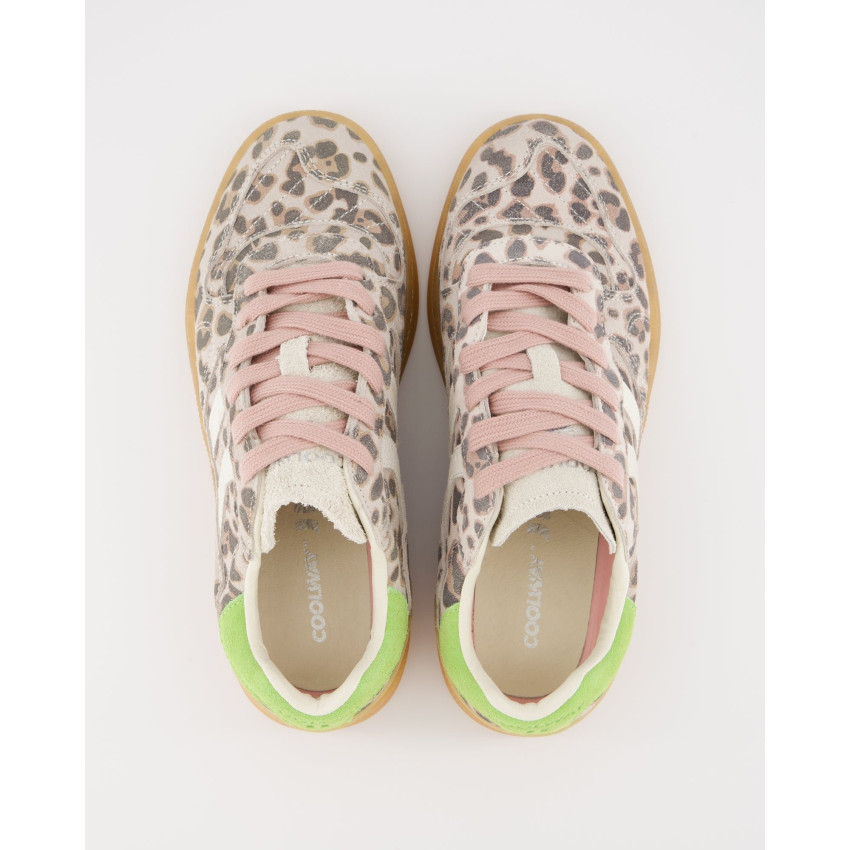 Baskets Coolway Femme GOAL Léopard Cloane Vannes 7623184