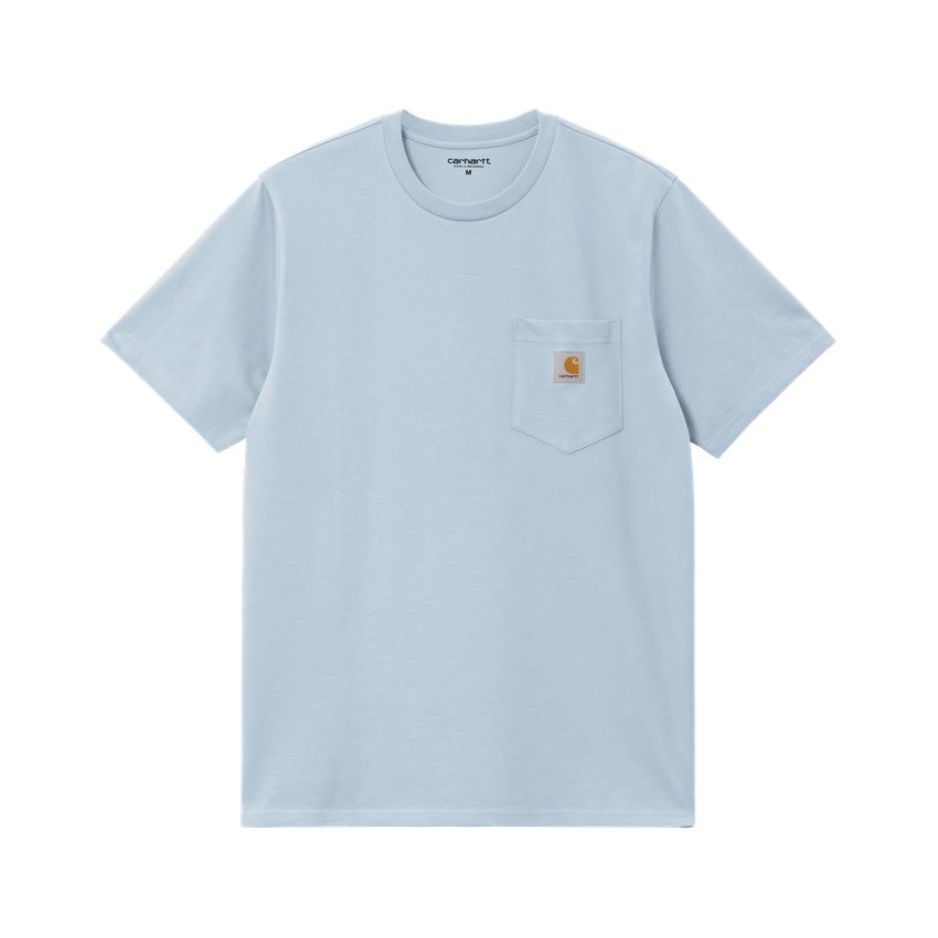 T-Shirt Carhartt Wip Homme POCKET Bleu Ciel Cloane Vannes I030434 2P5
