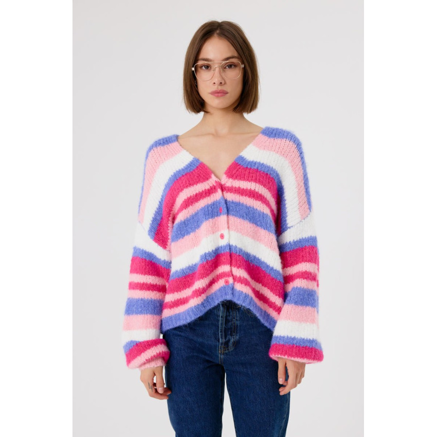 Cardigan Artlove Femme DALVA Rose Cloane Vannes