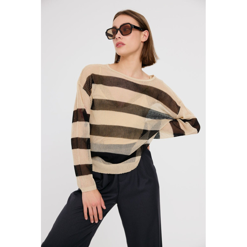Pull Femme Artlove CAPUCINE Beige Cloane Vannes