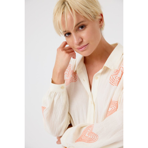 Chemise Artlove Femme ANCELINE Beige Cloane Vannes