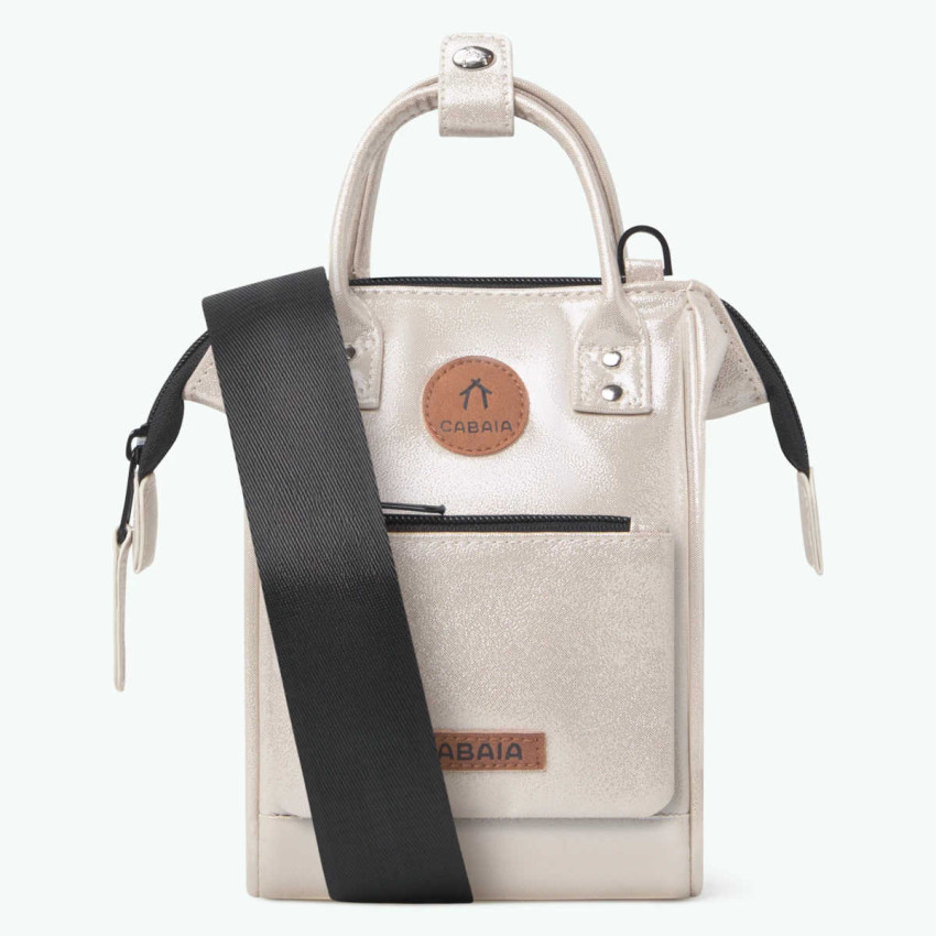 Pochette en bandoulière Cabaia HONOLULU Creme Cloane Vannes