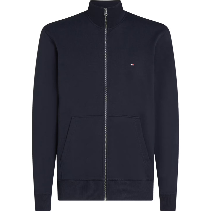 Sweat Zippé Homme Tommy Hilfiger ESSENTIAL TERRY Bleu Marine Cloane Vannes MW0MW38084 DW5