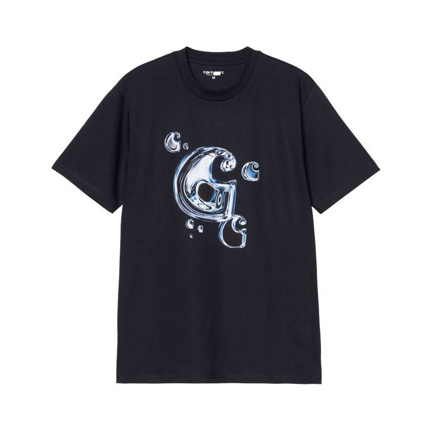 T-Shirt Homme Carhartt Wip SOLAR CHROME Bleu Marine Cloane Vannes I035204 1C