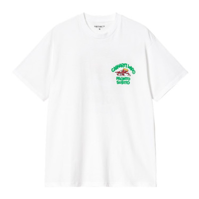 T-Shirt Carhartt Wip Homme PRONTO Blanc Cloane Vannes I035195 02