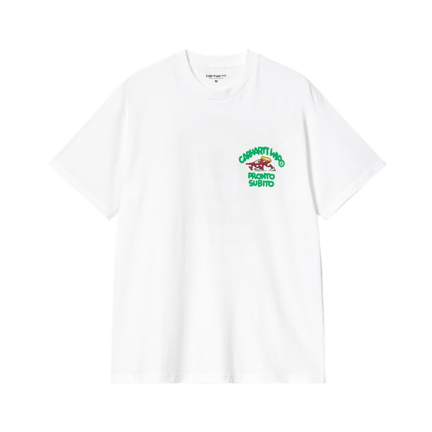 T-Shirt Carhartt Wip Homme PRONTO Blanc Cloane Vannes I035195 02