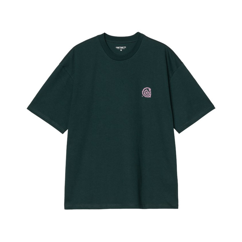 T-Shirt Homme Carhartt Wip HELIX Vert Foncé Cloane Vannes I035194