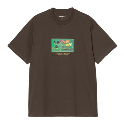 T-Shirt Homme Carhartt Wip CREAM OF THE CROP Marron Cloane Vannes