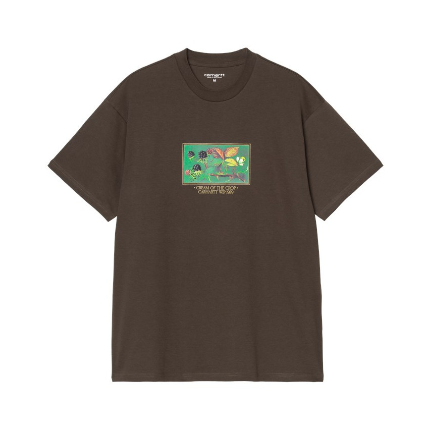 T-Shirt Homme Carhartt Wip CREAM OF THE CROP Marron Cloane Vannes
