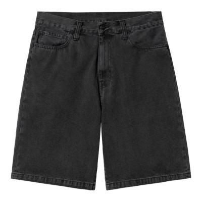 Short en Jean Carhartt Wip Homme LANDON Noir Cloane Vannes I030469 8906