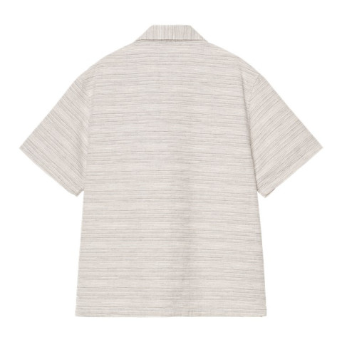 Chemise Manches Courtes Carhartt Wip Homme GELLAR Blanc Cloane Vannes