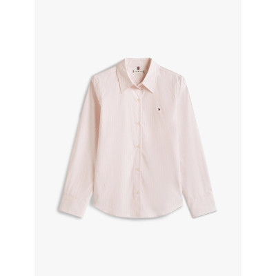 Chemise Tommy Hilfiger Femme POPLIN Rose Cloane Vannes WW0WW47169