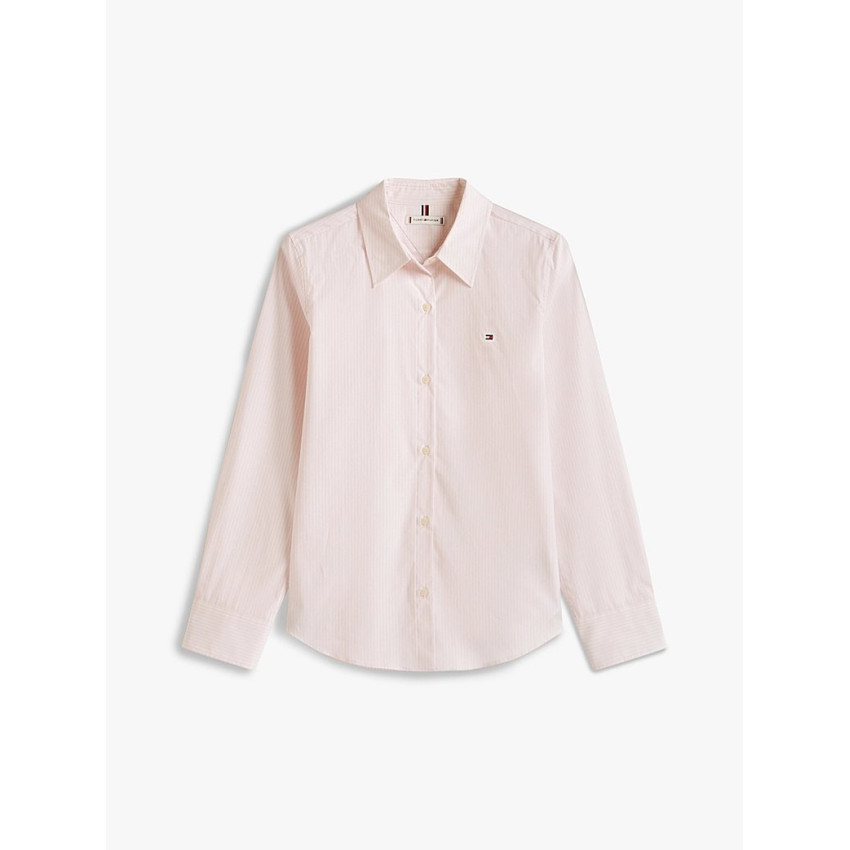 Chemise Tommy Hilfiger Femme POPLIN Rose Cloane Vannes WW0WW47169