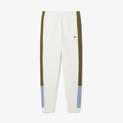 Jogging Homme Lacoste COLOR BLOCK Blanc et Kaki Cloane Vannes XH5923 9IV