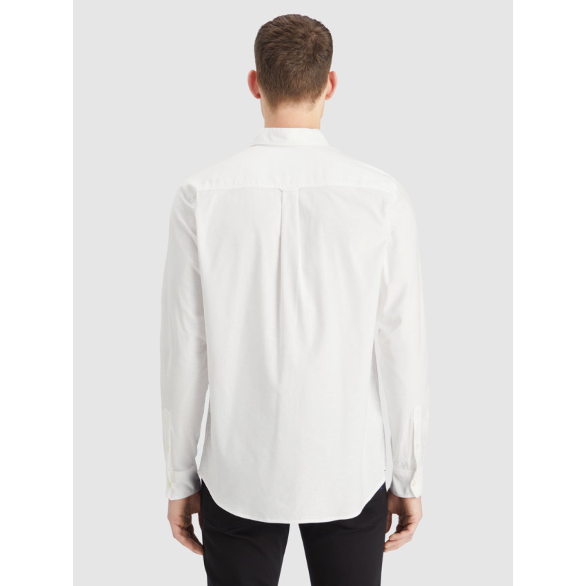Chemise Homme Scotch & Soda OXFORD SOLID Blanc Cloane Vannes 179186 100