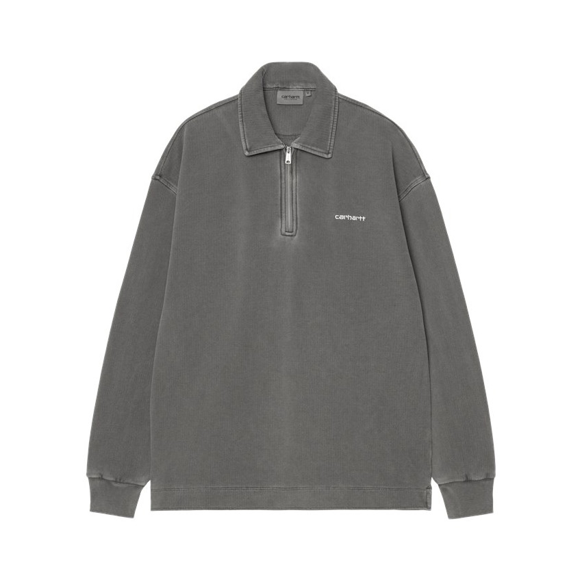 Sweat Demi Zip Homme Carhartt Wip PIQUE SCRIPT Noir Cloane Vannes I035188