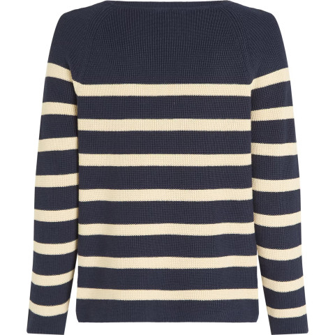 Pull Femme Tommy Hilfiger CARDI Bleu Marine Cloane Vannes