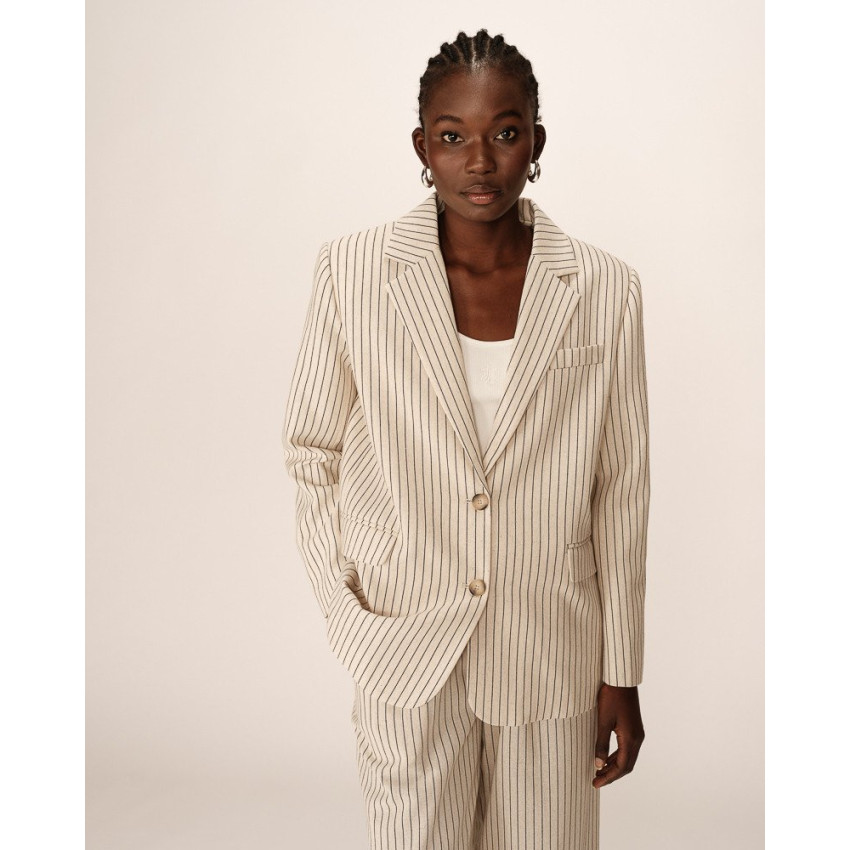 Blazer Grace & Mila Femme PIA Beige Cloane Vannes 12992