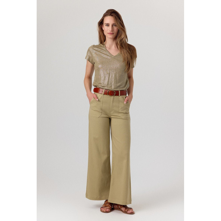 Pantalon Femme Artlove CONSTANCE Kaki Cloane Vannes