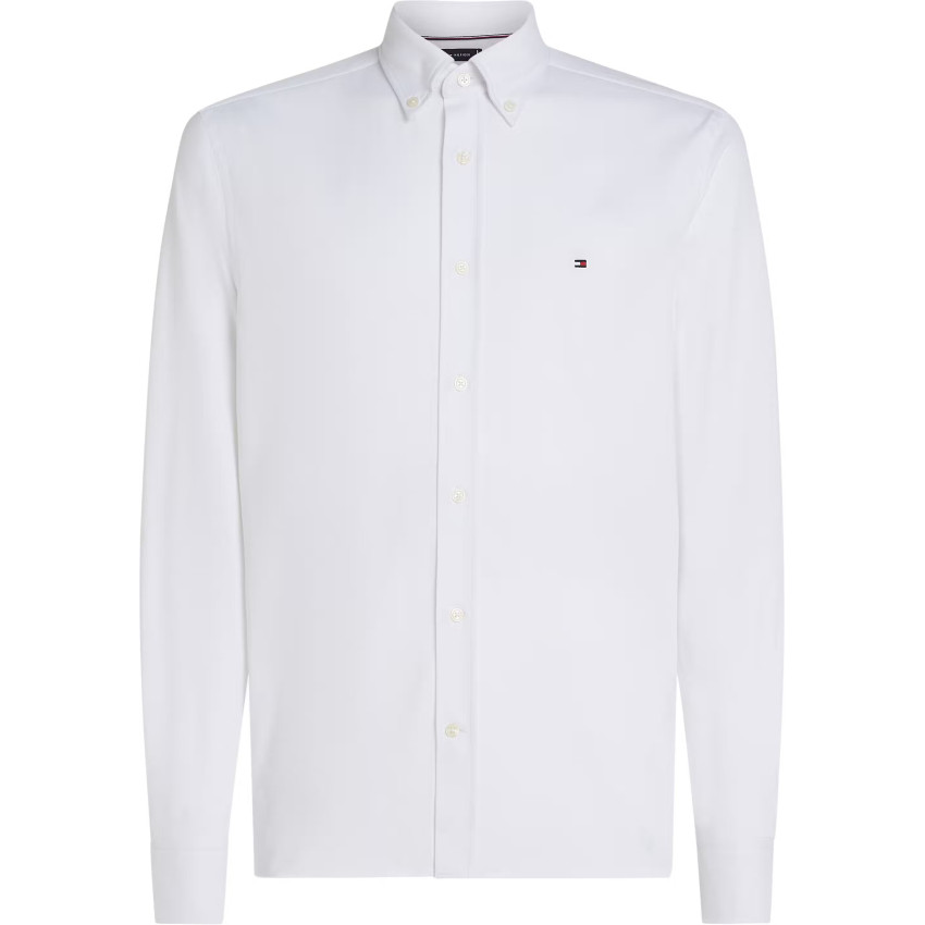 Chemise Homme Tommy Hilfiger PERFORMANCE Blanc Cloane Vannes MW0MW39418 YCF