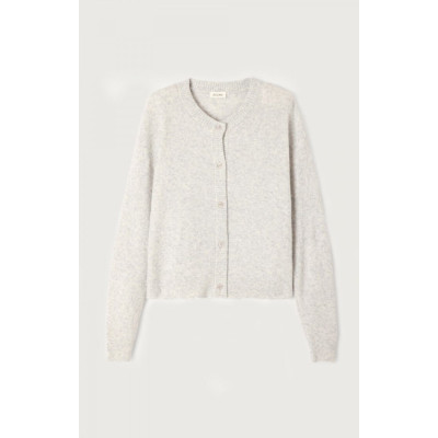 Gilet Femme American Vintage DAMSVILLE Gris Cloane Vannes DAM19EH25