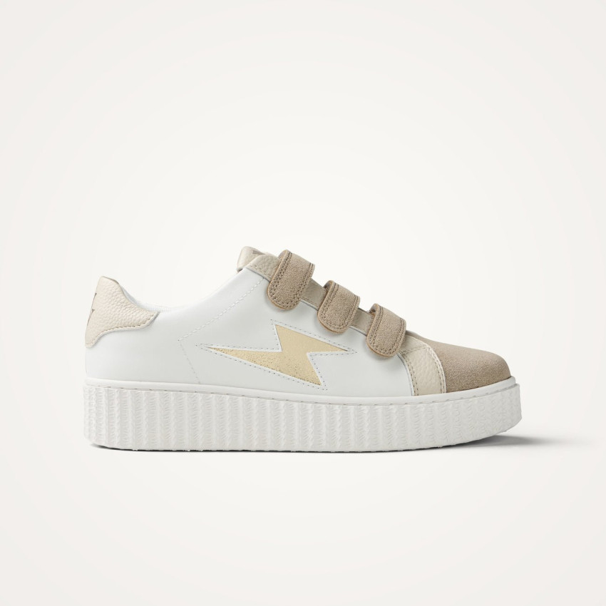 Baskets Femme Vanessa Wu MICHAELLA Blanc Cloane Vannes