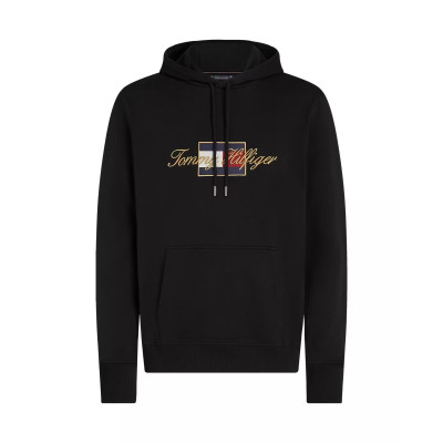 Sweat à Capuche Tommy Hilfiger Homme ICON GOLD Noir Cloane Vannes MW0MW41502