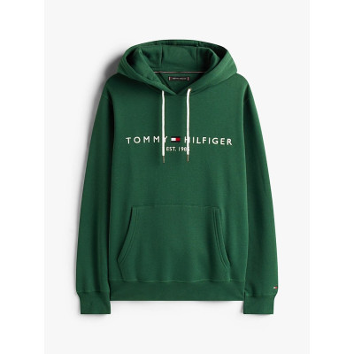 Sweat à Capuche Tommy Hilfiger Homme LOGO Vert  Cloane Vannes