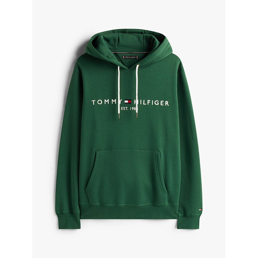 Sweat à Capuche Tommy Hilfiger Homme LOGO Vert  Cloane Vannes