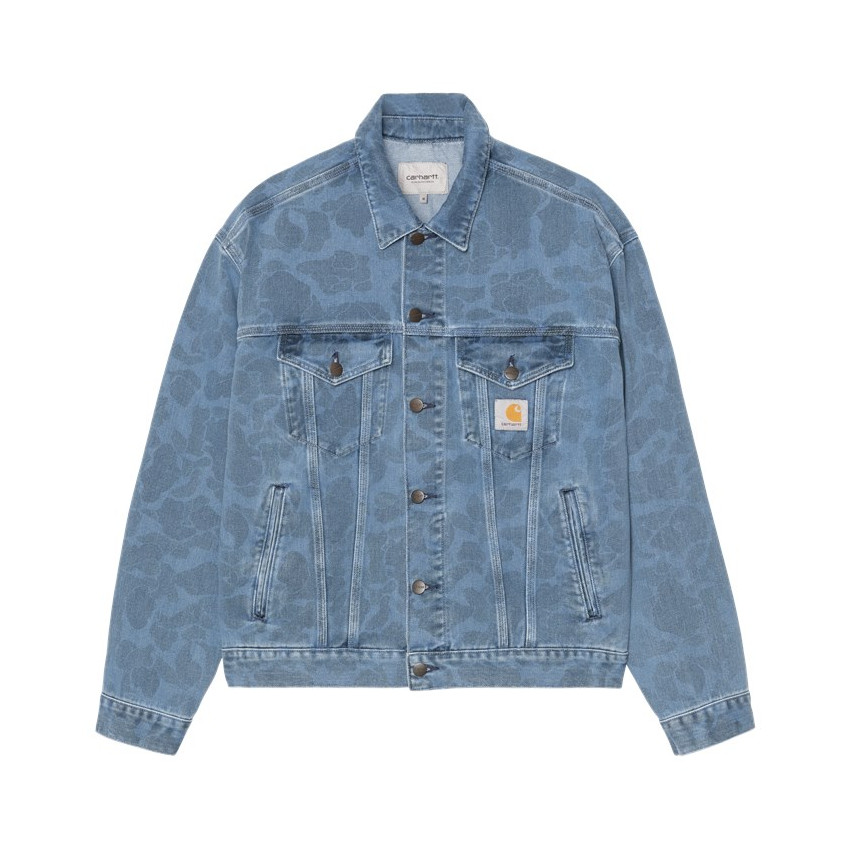 Veste Homme Carhartt Wip DUCK HELSTON Bleu Cloane Vannes I033766