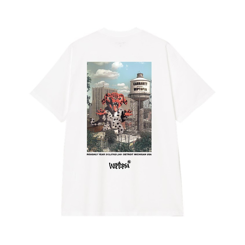 T-Shirt Homme Carhartt Wip WIPTOPIA Blanc Cloane Vannes I035492