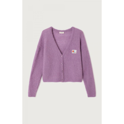 Gilet Femme American Vintage NENYBAY Violet Cloane Vannes NEN19AH25