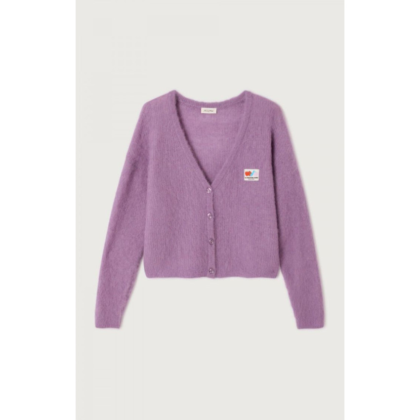 Gilet Femme American Vintage NENYBAY Violet Cloane Vannes NEN19AH25