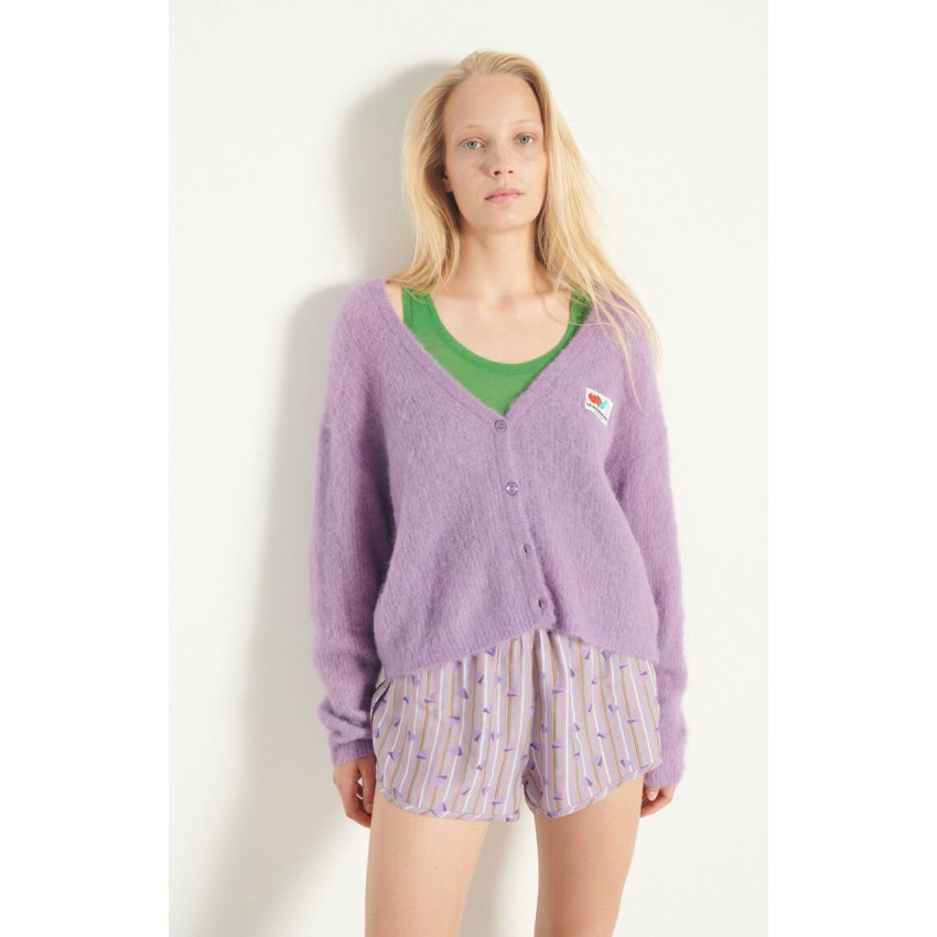 Gilet Femme American Vintage NENYBAY Violet Cloane Vannes NEN19AH25