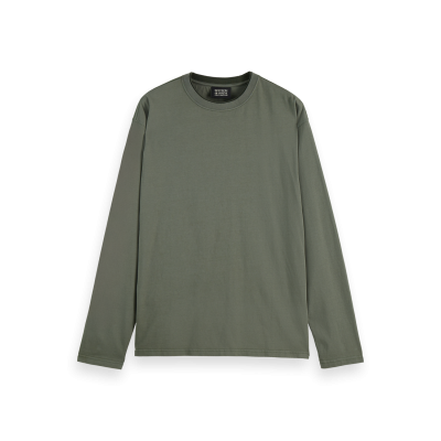 T-Shirt ML Scotch & Soda Homme 3 CROSSES Kaki Cloane Vannes 181287 300