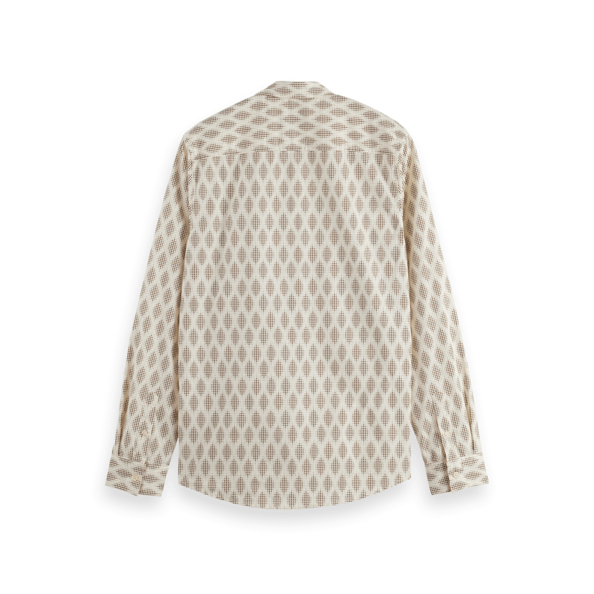 Chemise Homme Scotch & Soda MICRO AOP Ecru Cloane Vannes 181244