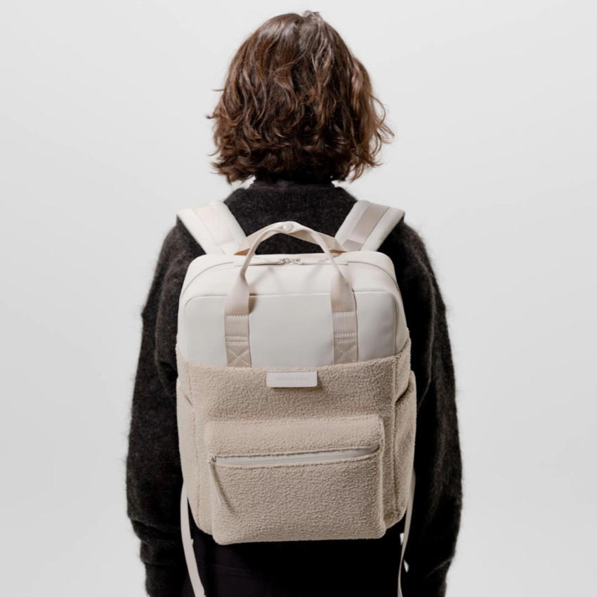 Sac à Dos Femme Kapten & Son BERGEN PRO FLEECE Beige Cloane Vannes KSD176