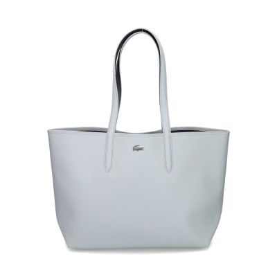 Sac à Main Réversible Femme Lacoste ANNA Gris et Bleu Marine Cloane Vannes NF2142AA R40