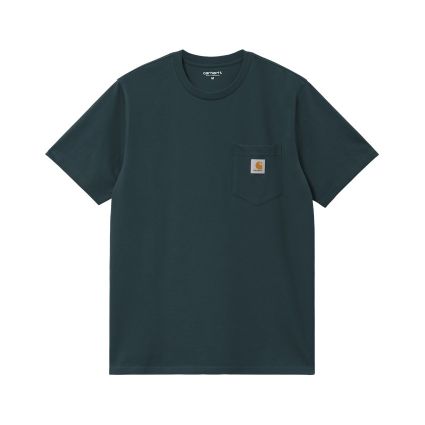 T-Shirt Homme Carhartt wip POCKET Vert Foncé Cloane Vannes