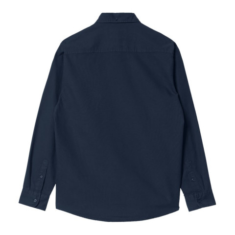 Chemise ML Carhartt Wip Homme BOLTON Bleu Marine Cloane Vannes I030238