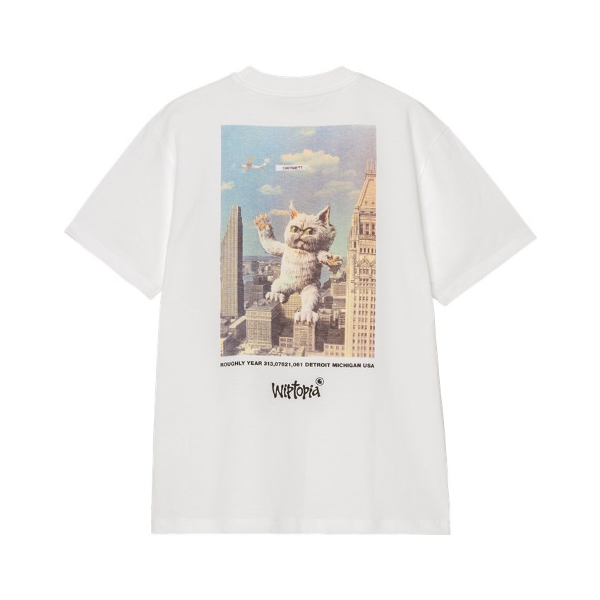T-Shirt Carhartt Wip Femme WIPTOPIA Blanc Cloane Vannes I035496