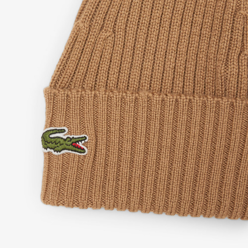Bonnet Lacoste Homme CÔTELÉ Camel Cloane Vannes RB0001 DPC