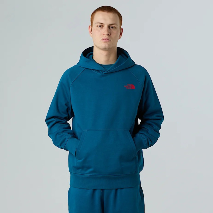 Sweat à Capuche Homme The North Face RAGLAN BOX Bleu Cloane Vannes NF0A89F9 F9T KY4