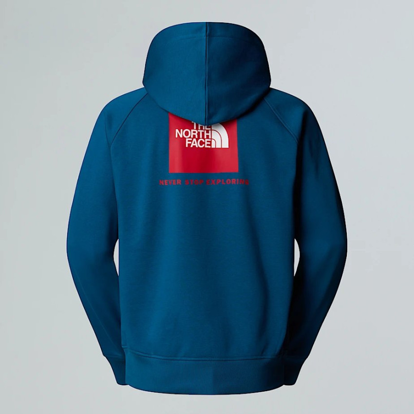 Sweat à Capuche Homme The North Face RAGLAN BOX Bleu Cloane Vannes NF0A89F9 F9T KY4