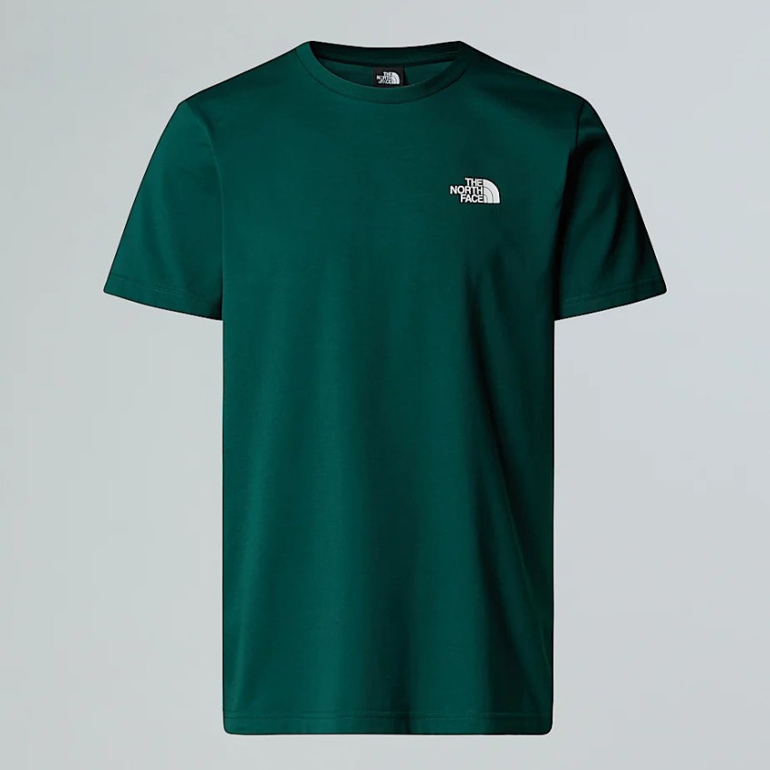 T-Shirt Homme The North Face SIMPLE DOME Vert Foncé Cloane Vannes