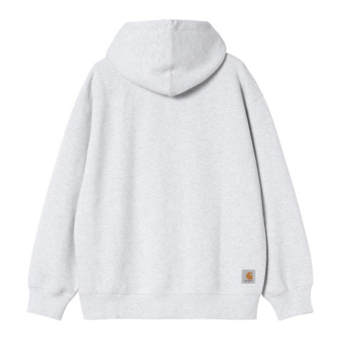 Sweat à Capuche Zippé Carhartt Wip Homme MINI WIP Gris Clair Cloane Vannes I035619 48206